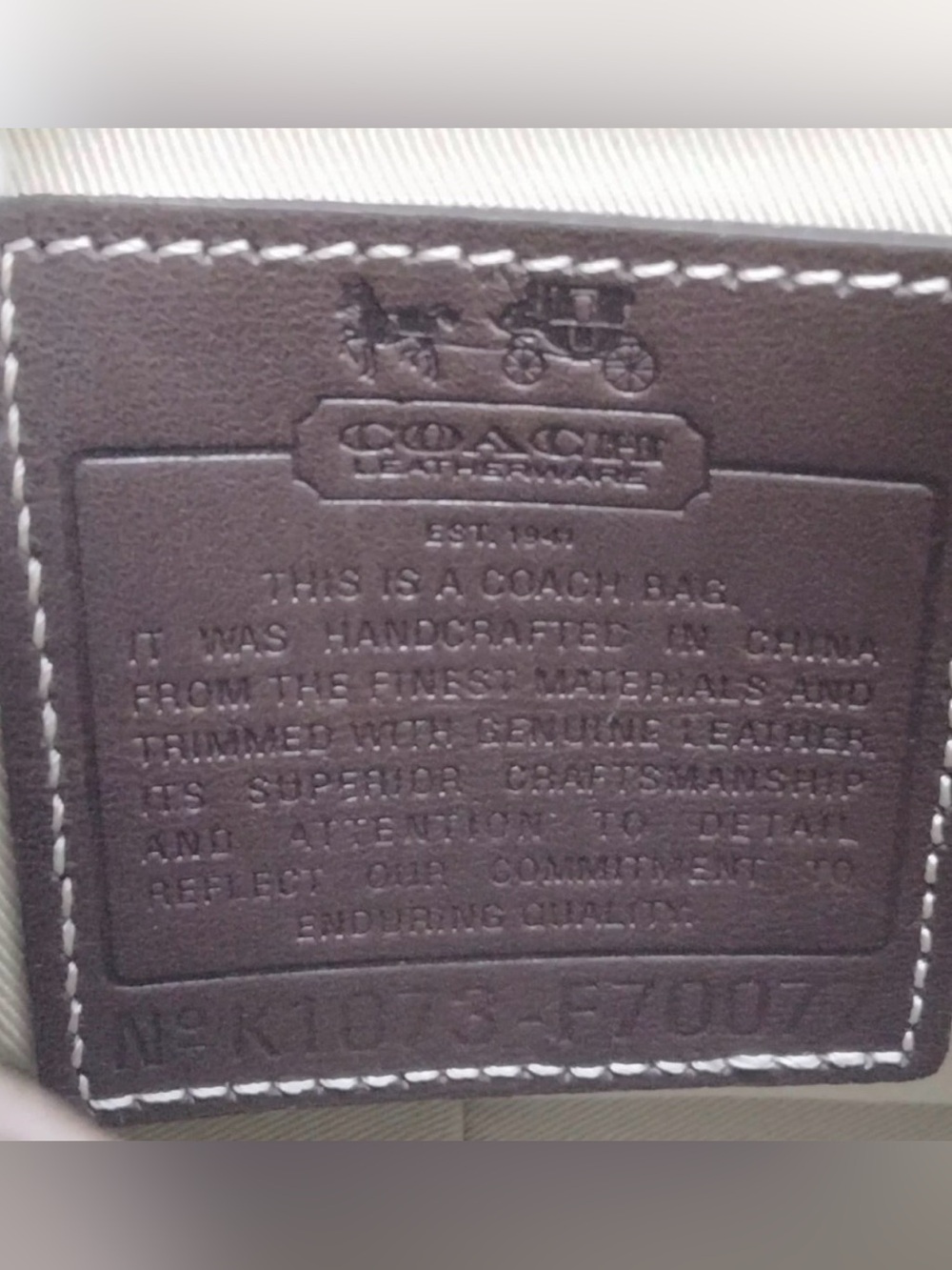 COACH 2010 Heritage Stripe Signature Large Crossbody/Shoulder Bag 😍🔥 - Picture 6 of 14
